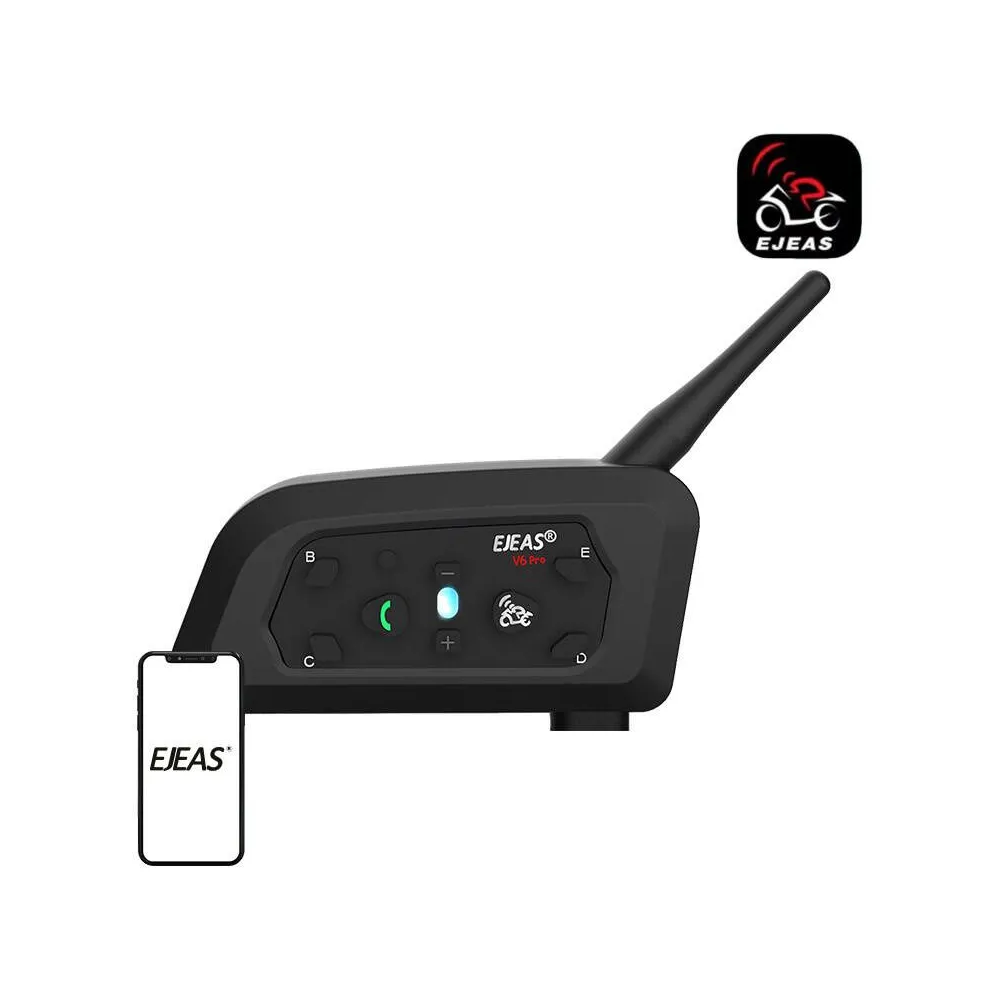 Interfon pentru motociclete EJEAS V6PRO+