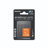 Eneloop Acumulatori Ni-Mh 1.2V AAA R3 930mAh Preincarcati PRO Blister 4 cu Carcasa