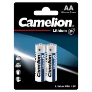 Baterie Litiu 1.5V AA LR6, Dimensiuni 14.5 x 50.5 mm Camelion Blister 2