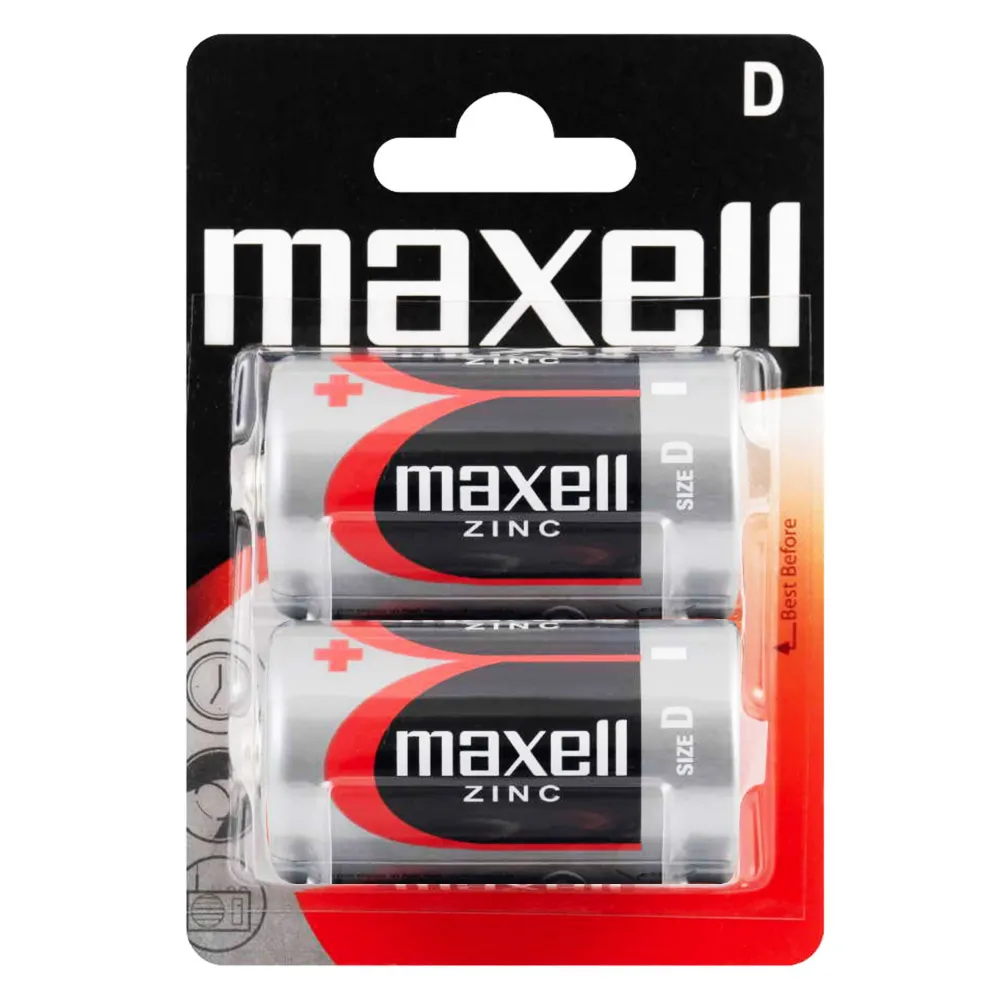 Baterii D R20 1.5V Maxell Zinc Blister 2