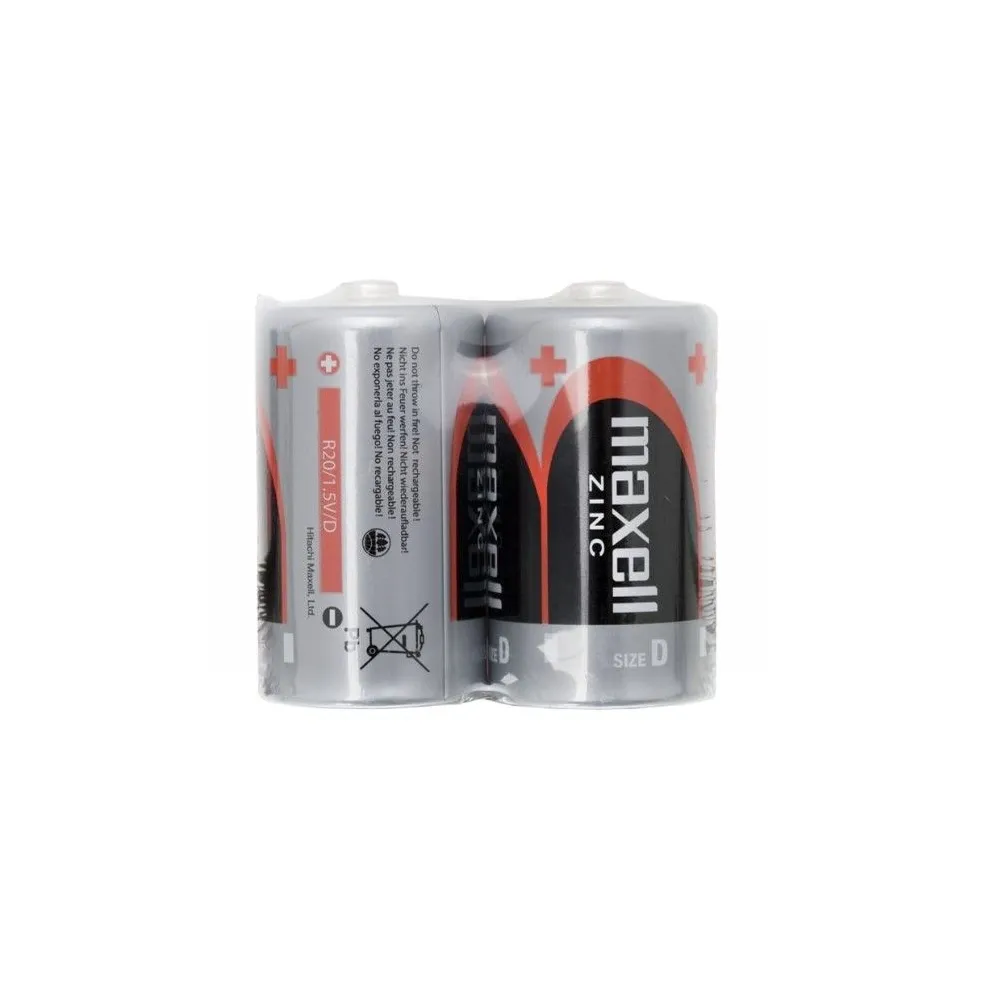 Baterii D R20 1.5V Maxell Zinc Bulk 2