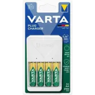 Incarcator Baterii Reincarcabile, Include 4x AA LR6 2100mAh, PLUG CHARGER cu Incarcare in 4.5h, Varta 57657 101 451
