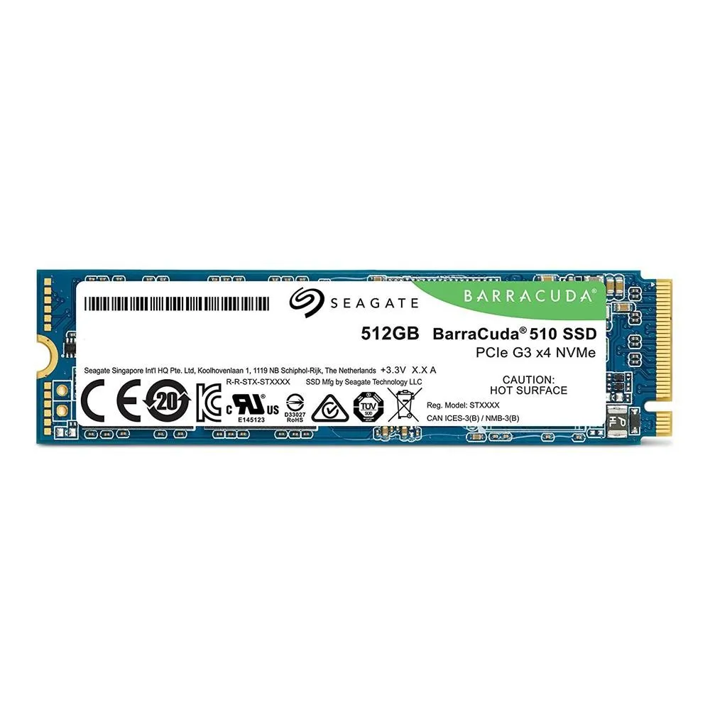 Ssd seagate barracuda 510 512gb m.2 2280 pcie Seagate - 1