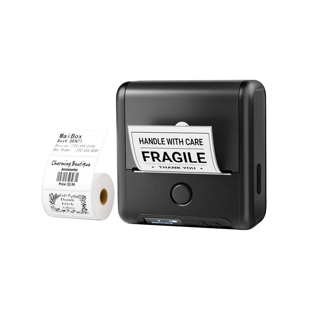 Imprimantă de etichete portabilă Phomemo M200 (negru)