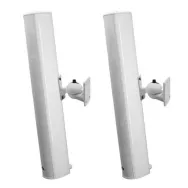 Boxe coloana 30W pe 100V DSPPA DSP255II, Exterior, Waterproof, IP66, Alb (pereche)