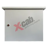 Cabinet metalic de exterior 19", rack de perete, 15U 600x600 mm, IP-55, Xcab "Xcab-OC6615"