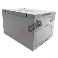 Cabinet metalic de perete 19", tip rack wallmount, 6U 600x600 mm, Xcab S Gri "Xcab-6U60S.7035"