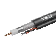 Cablu coaxial RG6 CCS CCA, rola 305m, TED
