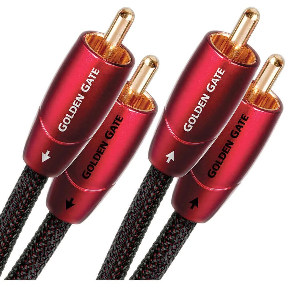 Cablu audio 2RCA - 2RCA AudioQuest Golden Gate, 2m