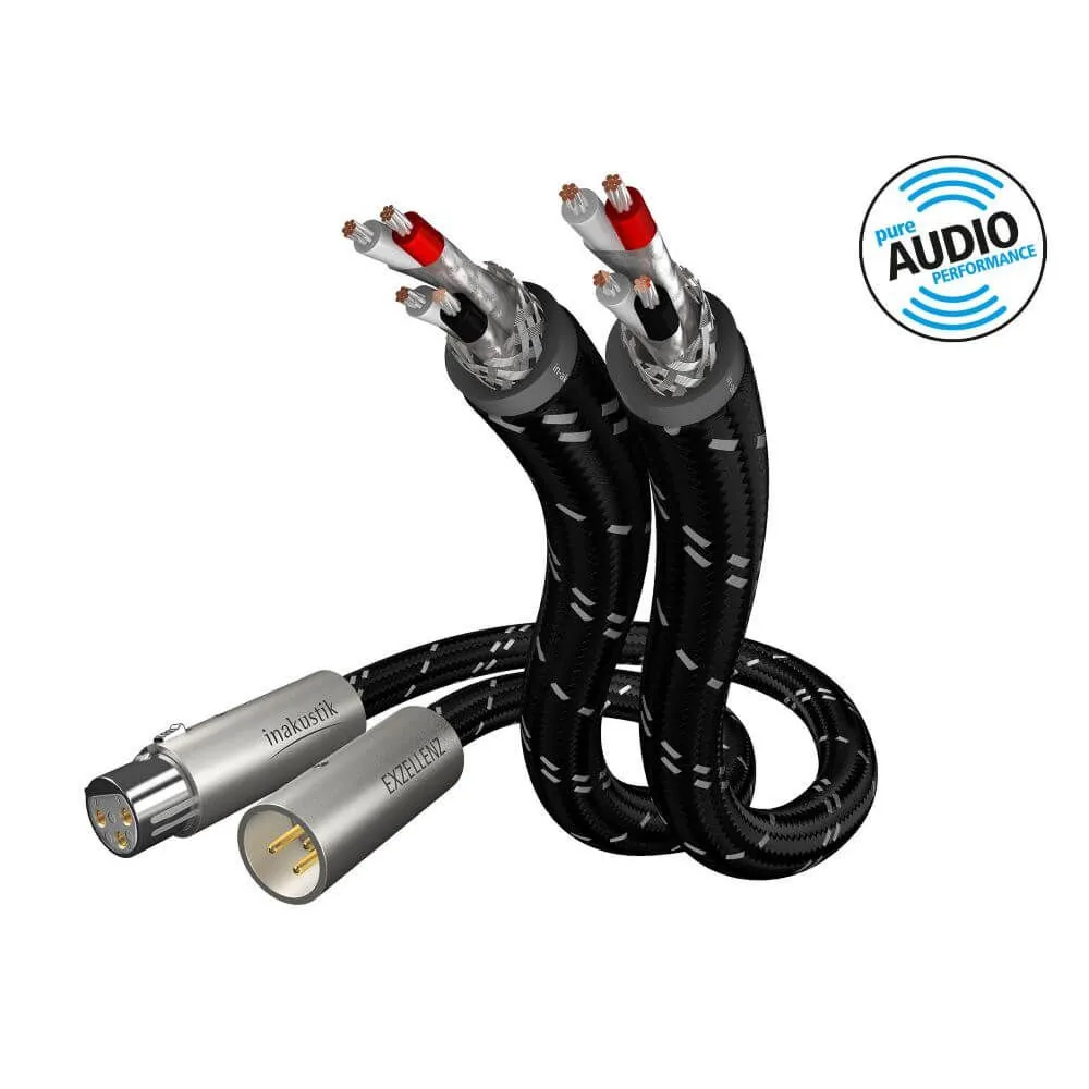 Cablu audio XLR, Inakustik Excellence, 1.5m, 006050015