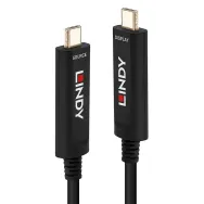 Cablu hybrid optic USB Type-C, 5m, 3.2 Gen2x2, 21.6Gbps, Lindy 38501