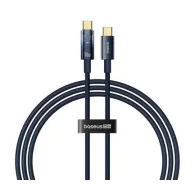 CABLU alimentare si date Baseus Explorer, Fast Charging Data Cable pt. smartphone, USB Type-C la USB Type-C 100W, oprire automat