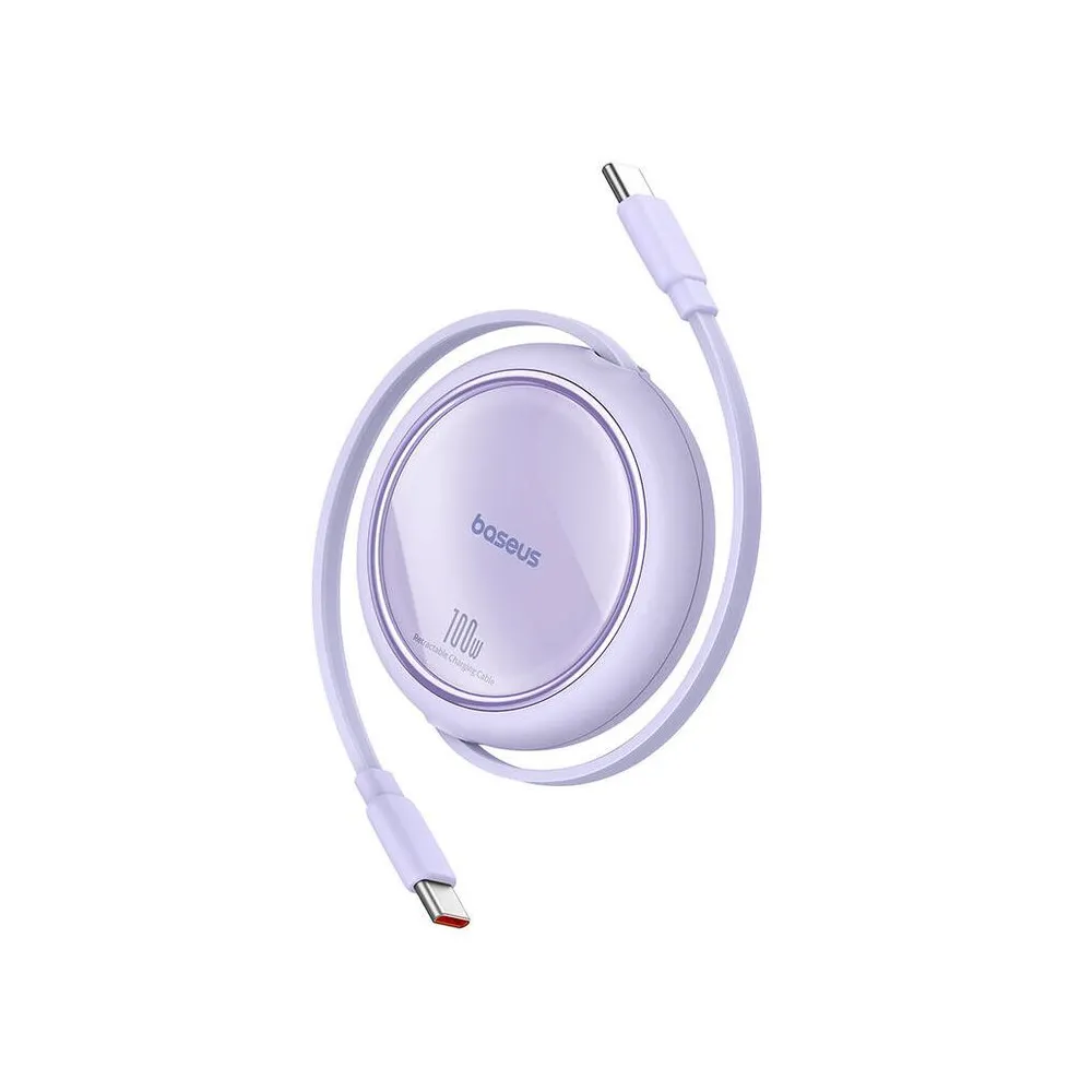 CABLU alimentare si date Baseus Free2Draw Mini, Fast Charging Data Cable pt. smartphone, retractabil, USB Type-C la USB Type-C 1