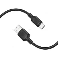 CABLU alimentare si date Borofone "BX113", Fast Charging Data Cable pt. smartphone, USB la USB Type-C, 3A, 3m, negru "6941991115