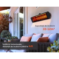 HEINNER Incalzitor electric cu prindere de perete 2000W