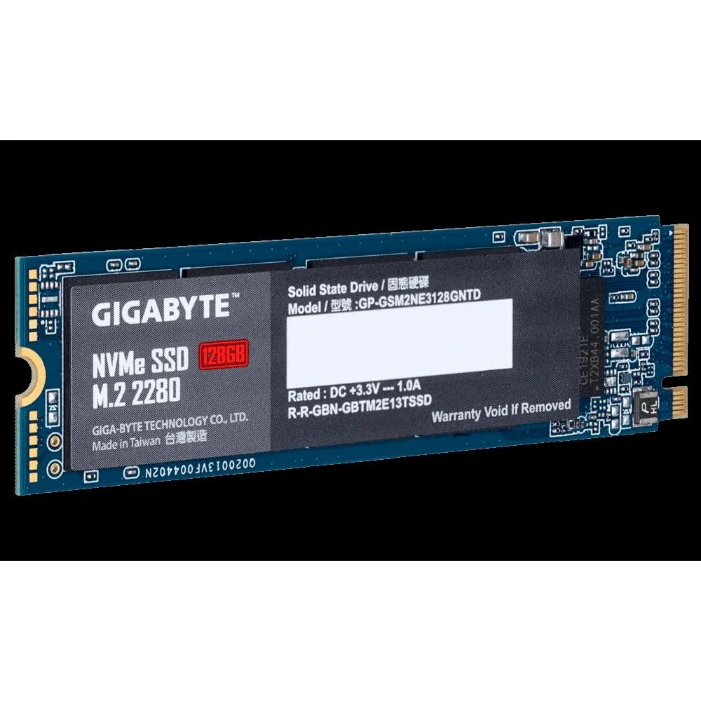 SSD Gigabyte NVMe, 128GB, PCI Express 3.0 x4, M.2 Gigabyte - 1