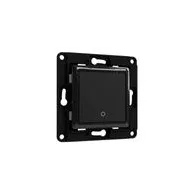 Comutator de perete Shelly 1 buton (negru)