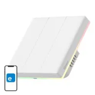 Comutator de perete tactil Wi-Fi inteligent Sonoff TX T5 3C (3 canale)