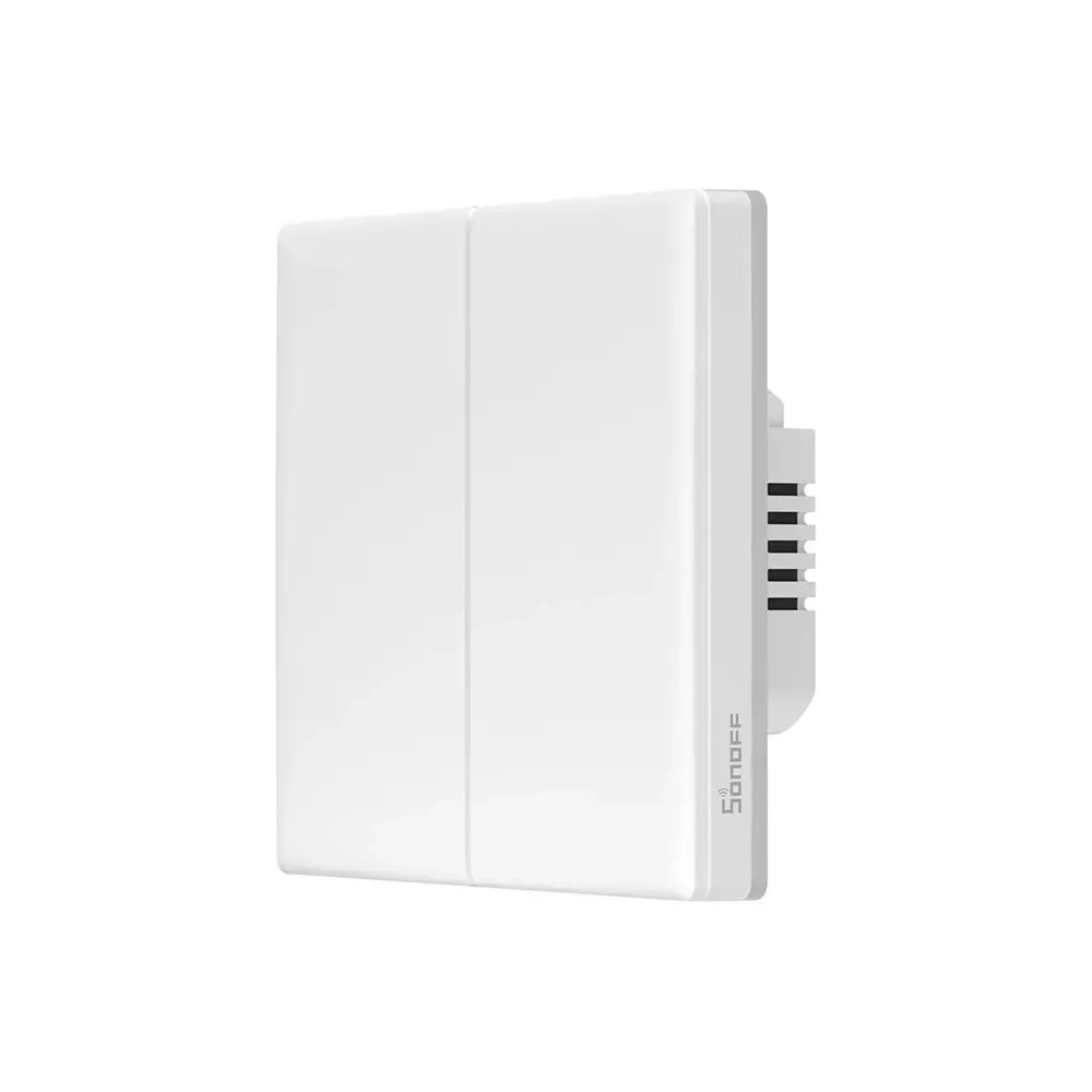 Comutator de perete Wi-Fi cu atingere inteligentă Sonoff TX T5 2C (2 canale)