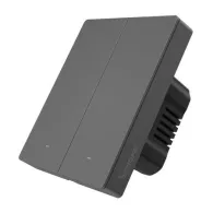 Comutator inteligent de perete WiFi SONOFF M5-2C-80 (2-canale, pentru cadru, grafit)