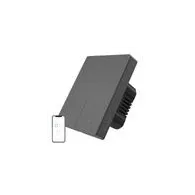 Comutator inteligent de perete WiFi SONOFF M5-2C-80 (2-canale, pentru cadru, grafit)
