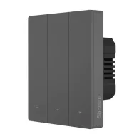 Comutator inteligent de perete WiFi SONOFF M5-3C-80 (3-canale, pentru cadru, grafit)