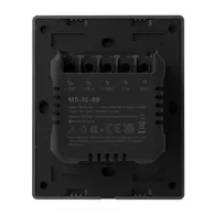 Comutator inteligent de perete WiFi SONOFF M5-3C-80 (3-canale, pentru cadru, grafit)