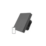 Comutator inteligent de perete WiFi SONOFF M5-3C-80 (3-canale, pentru cadru, grafit)