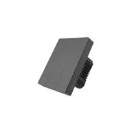 Comutator inteligent de perete WiFi SONOFF M5-3C-80 (3-canale, pentru cadru, grafit)