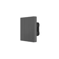 Comutator inteligent de perete WiFi SONOFF M5-3C-80 (3-canale, pentru cadru, grafit)