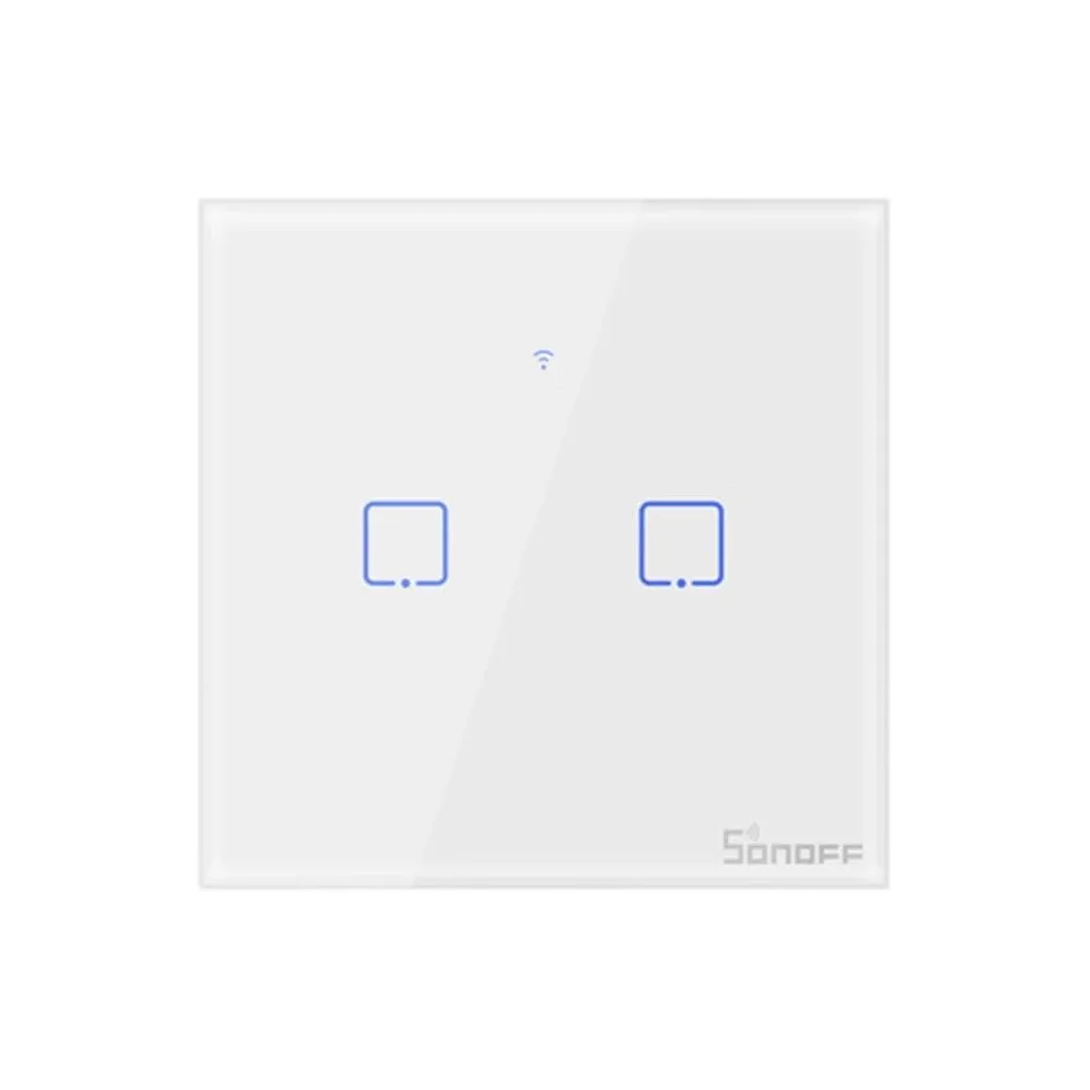 Comutator inteligent WiFi + RF 433 Sonoff T1 EU TX (2 canale)