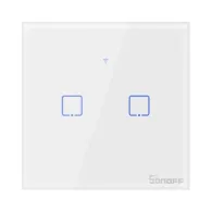 Comutator inteligent WiFi + RF 433 Sonoff T1 EU TX (2 canale)