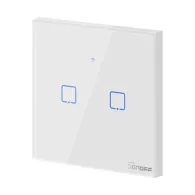 Comutator inteligent WiFi + RF 433 Sonoff T1 EU TX (2 canale)