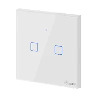 Comutator inteligent WiFi + RF 433 Sonoff T1 EU TX (2 canale)