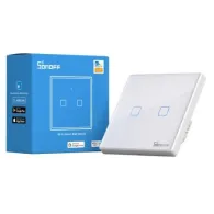 Comutator inteligent WiFi + RF 433 Sonoff T2 EU TX (2 canale) actualizat