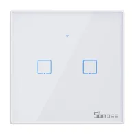 Comutator inteligent WiFi + RF 433 Sonoff T2 EU TX (2 canale) actualizat