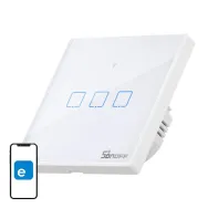 Comutator inteligent WiFi + RF 433 Sonoff T2 EU TX (3 canale) actualizat