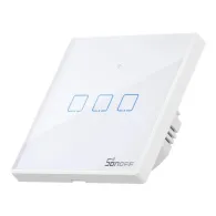 Comutator inteligent WiFi + RF 433 Sonoff T2 EU TX (3 canale) actualizat