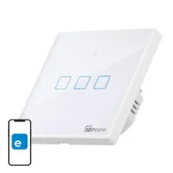 Comutator inteligent WiFi + RF 433 Sonoff T2 EU TX (3 canale) actualizat