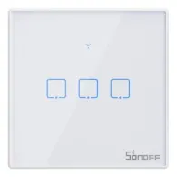 Comutator inteligent WiFi + RF 433 Sonoff T2 EU TX (3 canale) actualizat