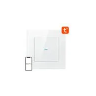 Comutator tactil WiFi Avatto N-TS10-W1 Single TUYA (alb)