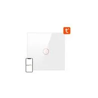 Comutator tactil ZigBee Avatto ZTS02-EU-W1 Single TUYA (alb)