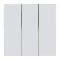 Touch ZigBee Light Switch Avatto TS60-EU-W3 Triple TUYA (alb).