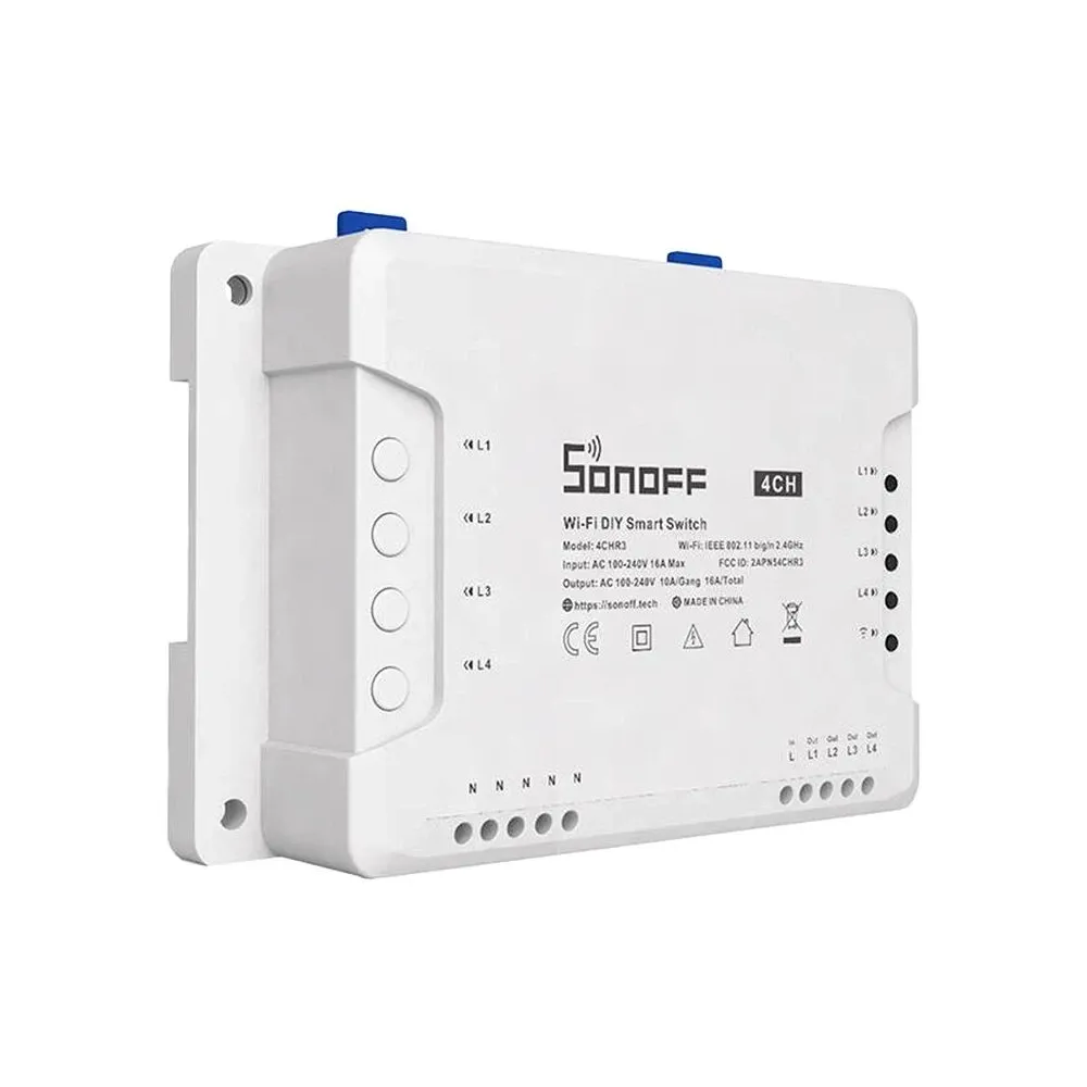 Comutator inteligent WiFi SONOFF 4CHR3