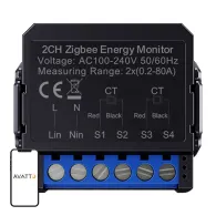 Contor de energie inteligent bi-direcțional ZigBee Avatto ZWPM16-2