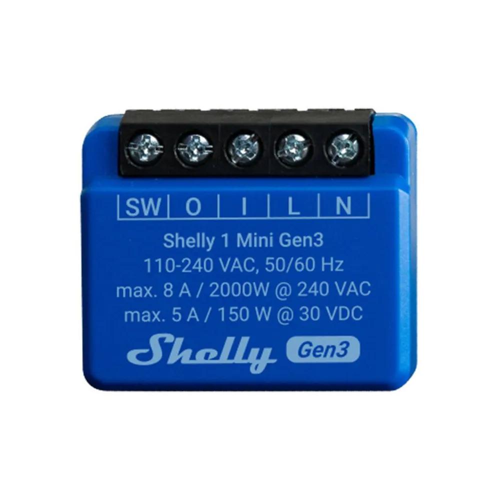 Controler Shelly 1 Mini Gen3