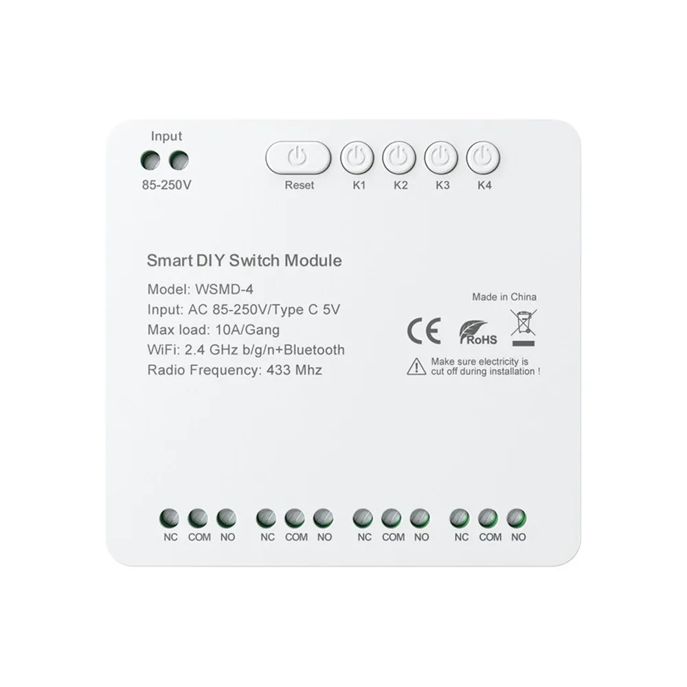 DIY Avatto WSMD-4 250V modul comutator inteligent