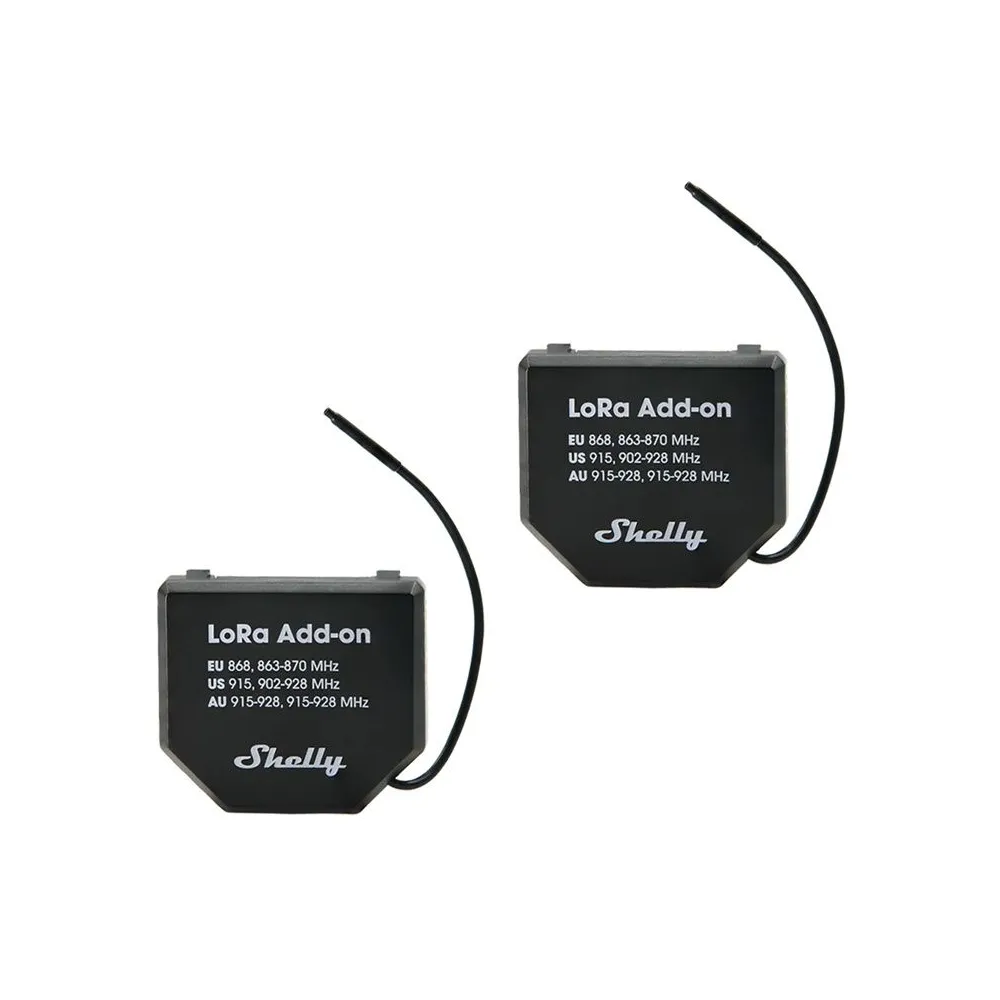 Set de 2 relee EU868 pentru gen.3/4 Shelly LoRa Add-on
