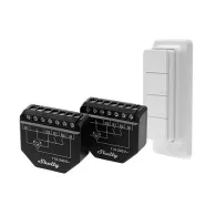 Set of 2 Blind/curtain WiFi controllers Shelly Shutter + BLU RC Button 4