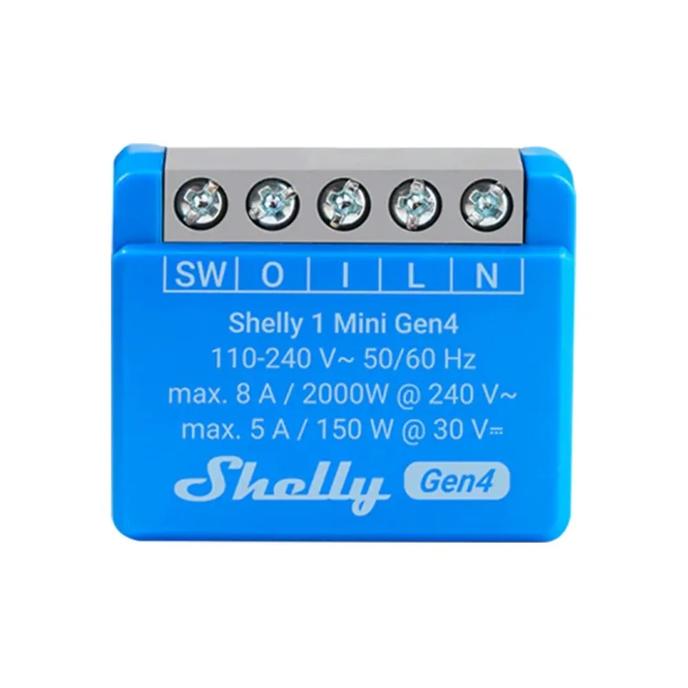 Shelly 1 Mini Controler Gen4 Zigbee/Materie